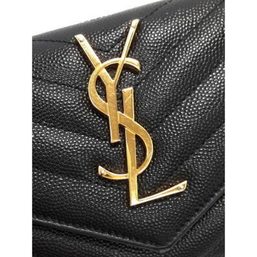 SAINT LAURENT PARIS Monogram Flap Wallet Bifold Long - Picture 7 of 8